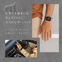 オウルテック Apple Watch 38-42mmシュリンクレザーバンド ヴォルガール OWL-AWBSVRG03-BK 1個（直送品）