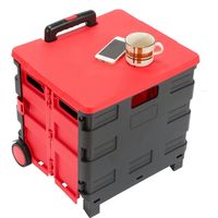 ファミリー・ライフ 折りたたみフタ付きキャリー 04008 1個