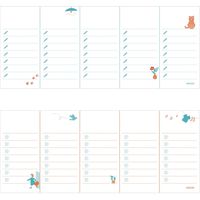 デザインフィル メモ スタンド横型 やること柄 11805006 1セット(3冊)