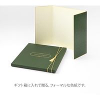デザインフィル カラー色紙 シール付 箱入り 緑 33267006 1個