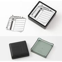 デザインフィル スタンプ 浸透印 本柄 35395006 1個