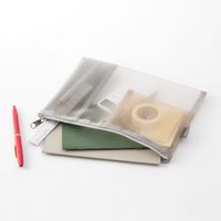 デザインフィル ペン&ツールポーチ メッシュ グレー 53345006 1個