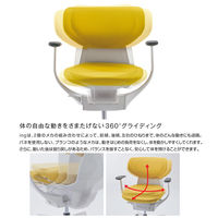 【組立設置込】コクヨ イング 背メッシュ バーチカル アルミ肘 カーペット用 ホワイトグレー×ダークグレージュ×アルミ×グレー 1脚（直送品）