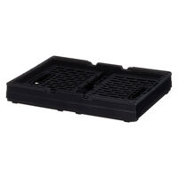 「現場のチカラ」 ハンドル付 折りたたみメッシュコンテナ 30L BK 1個 オリジナル（わけあり品）