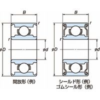 日本精工 NSK ベアリング SS695DD-C 1個（直送品）