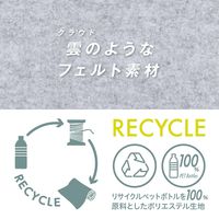 ナカバヤシ Cloud Felt 14インチ スリーブケース ダークグレー SZC-FC142501DGY 1個