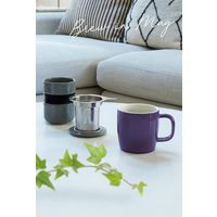 FORLIFE JAPAN カーヴアジアンスタイル ティーカップGry 383GRY 1個（直送品）