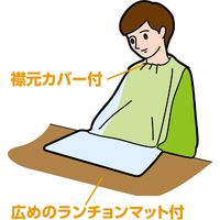 アーテック ポケット付使い捨て食事用エプロン 介護用 100枚入 51958 1個
