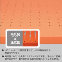 西川 マットレス シングル 高反発 エニーマット ネイビー 通気性 メッシュ 洗える コンパクト 2460-57319 1個（直送品）