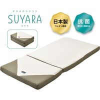 西川 西川カラダがよろこぶ 寝ごこちを ラクラ三折り シングル 高反発凸凹日本製ウレタン マットレス 2460-10508 1個