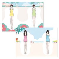 コクヨ WORK×CREATEシリーズ ファッションコーデブック2 シールブック KE-WC63 1冊