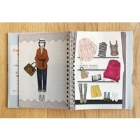 コクヨ WORK×CREATEシリーズ ファッションコーデブック3 シールブック KE-WC64 1冊