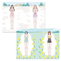 コクヨ WORK×CREATEシリーズ ファッションコーデブック1 シールブック KE-WC62 1冊