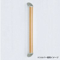 清水 オムソリPRO手すりUB35シリーズ エンドブラケット 樹脂カバー付 35 シルバー UB35E-S 1個