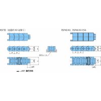 椿本チエイン (株)椿本チエイン プラブロックチェーン RSP形 RSP40ーMWSーL 1セット(2L)（直送品）