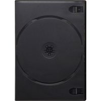 サンワサプライ DVDトールケース(2枚収納・10枚セット・ブラック) DVD-TN2-10BKN 1個