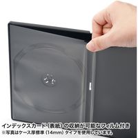 サンワサプライ スリムDVDトールケース(1枚収納・30枚セット・ブラック) DVD-TU1-30BKN 1個（直送品）