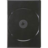 サンワサプライ スリムDVDトールケース(2枚収納・10枚セット・ブラック) DVD-TU2-10BKN 1個