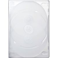 サンワサプライ DVDトールケース（12枚収納・3枚セット・クリア） DVD-TW12-03CLN 1個