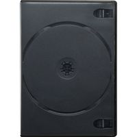 サンワサプライ DVDトールケース(12枚収納・3枚セット・ブラック) DVD-TW12-03BKN 1個