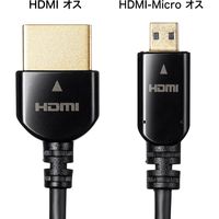 サンワサプライ イーサネット対応ハイスピードHDMIマイクロケーブル（3m） KM-HD23-30K 1本