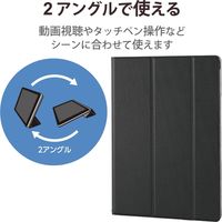 iPad mini 第6世代 8.3インチ ケース 背面クリア ソフトレザー 2アングル TB-A21SWV2BK エレコム 1個