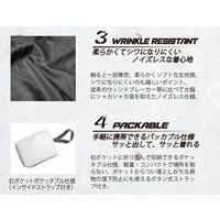 おたふく手袋 fubar FB-221高撥水フルジップパーカー黄黒L　1着（直送品）