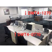 【アウトレット】第一大宮 ドゥ・ウォール PET 透明 パーテーション 幅1195×高さ700mm DWT4-1270M　5枚【終売品】