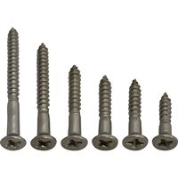 New Hikari (ニューヒカリ) ステンレス棚柱用ビス 生地 φ3.1×25 50本入 1袋（直送品）