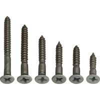 New Hikari (ニューヒカリ) ステンレス棚柱用ビス 白頭 φ3.1×25 50本入 1袋（直送品）