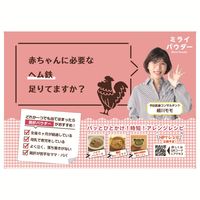 離乳食 ミライパウダー 鶏肝100％ 1袋（35g） 粉末 乳児用規格適用商品 7ヶ月頃から 細川モモ監修 ヘム鉄
