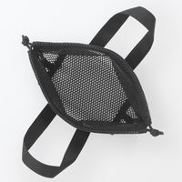 無印良品 立体メッシュ持ち手付き巾着 黒 Ｓ 約２３×８×２３ｃｍ 良品計画