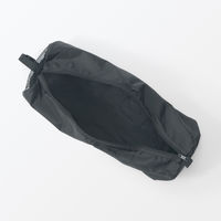 無印良品 ポリエステルたためる仕分けケース 筒形 黒 Ｍ 約１１×１１×３８ｃｍ 良品計画