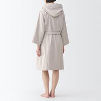 無印良品 ガーゼパイルバスガウン 男女兼用ＬーＸＬ ベージュ 良品計画