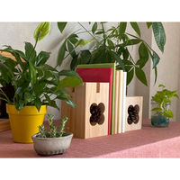 オフィスもこん もこん炉 M&S ブックエンド仕様 6300089089 1セット(2個入)（直送品）