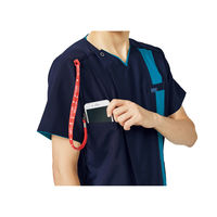 フォーク メンズジップスクラブ ダークネイビー×ライム S 7058SC-37-S 1枚（直送品）