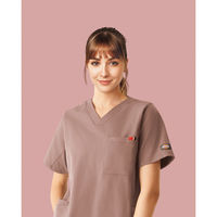 フォーク スクラブ スモークピンク L 7112SC-3-L 1枚（直送品）