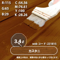 カンペハピオ 水性キシラデコール エクステリアS カスタニ 3.4L #00047670500000 1個（直送品）