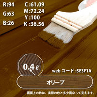 カンペハピオ 水性キシラデコール エクステリアS オリーブ 0.4L #00047670520000 1個（直送品）