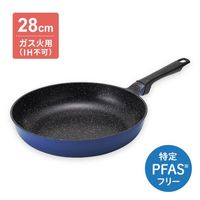 軽い フライパン 28cm ガス火専用 ラクカル 000DW5902 1個 PFASフリー 貝印