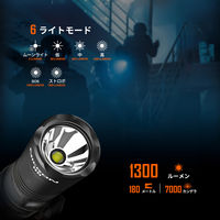 NICRON N8 スリム型タクティカル 1300LM 1個（直送品）