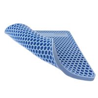 ボルトスター 整備現場 作業現場向け シリコン製 ボルト・ビス紛失防止用ホルダーシート 254×254mm 吊り下げ穴付 ブルー BTSー1（直送品）