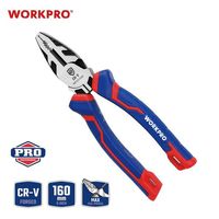 WORKPRO(ワークプロ) WORKPRO ワークプロ コンビネーションプライヤー 全長160mm WP231024 1個（直送品）