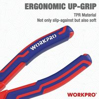 WORKPRO(ワークプロ) WORKPRO ワークプロ ロングノーズプライヤー 全長200mm WP231102 1個（直送品）