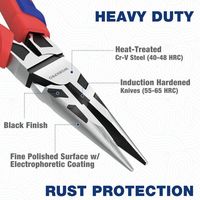 WORKPRO(ワークプロ) WORKPRO ワークプロ ロングノーズプライヤー 全長160mm WP231101 1個（直送品）