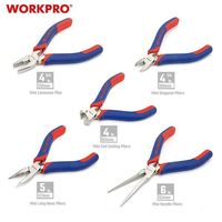 WORKPRO(ワークプロ) WORKPRO ワークプロ 5本組 ミニプライヤーセット ケース入 WP201015 1セット（直送品）