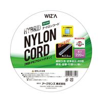 アークランズ WIZ’A アークランドサカモト ハイブリットナイロンコード 四角タイプ 草刈用 220m 729010 1個（直送品）