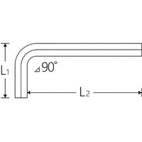 スタビレー STAHLWILLE 六角棒レンチ ロングタイプ 19mm 10765ー19 1本（直送品）