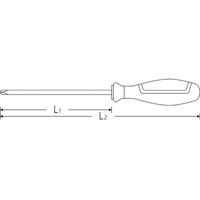 スタビレー STAHLWILLE プラスドライバー #0×60mm 4630ー0N 1本（直送品）