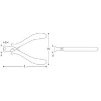 スタビレー STAHLWILLE トップカッター マルチコンポーネントハンドル ヘッド12mm×8mm 6709 1本（直送品）